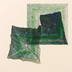 cobb (a-3) violet : green : orange =3:8:1 /drawing for brush, acrylic and paper